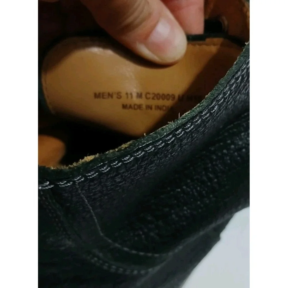 Cole Haan Lace-up Leather Boot Size 11M Black Academia Old Money Point Toe